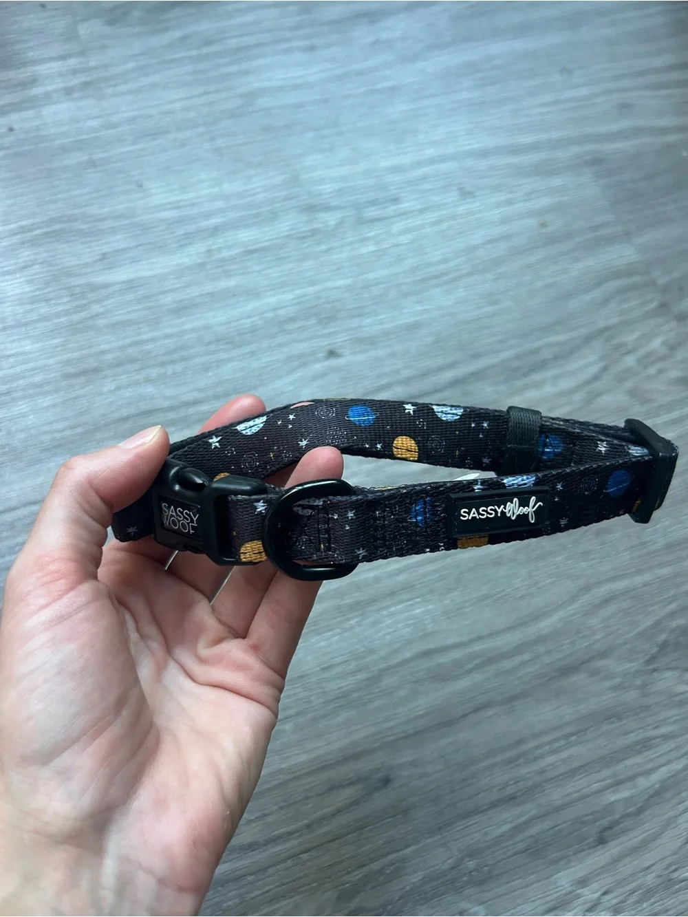 Sassy Woof Outer Space Galaxy Dog Collar